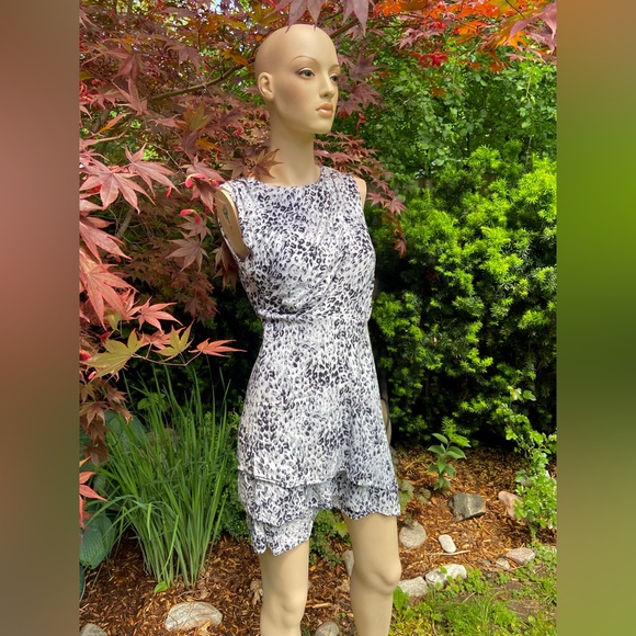 Jacob Dresses & Skirts - Animal Print Asymmetrical Mini Dress